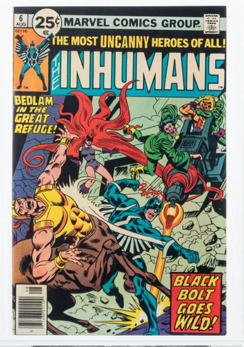 π₯ Inhumans 6 CBCS 9.6 NM Black Bolt Medusa Crystal Rich Buckler Marvel 1976 cgc - Picture 3 of 3