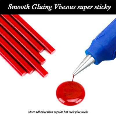 11x270mm red glue gun rod, a high-temperature glue rod with high adhesion