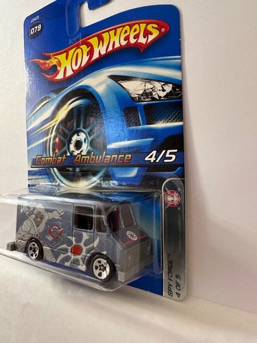 Hot Wheels 2006 Mainline Gray Combat Ambulance #079, Spy Force 4/5 - Picture 6 of 6