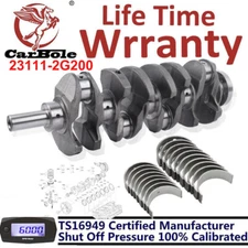 For Hyundai Sonata Kia Fe Forte Optima 2.4L Crankshaft &Main and Rod Bearing kit