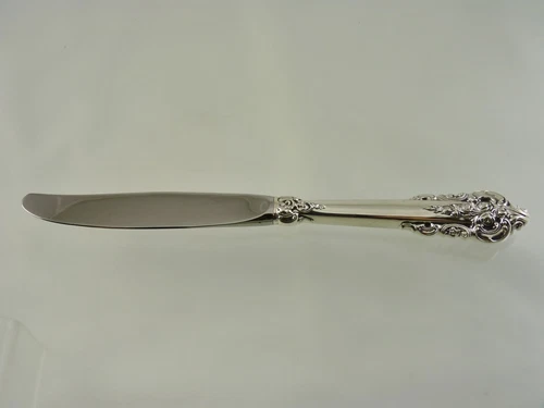 GRANDE BAROQUE 1941 LUNCHEON KNIFE MODERN BLADE BY WALLACE STERLING