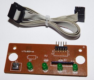 Laptop Notebook Panatek Chicony LT3400 LED Platine Board PCB Reset Switch Taster