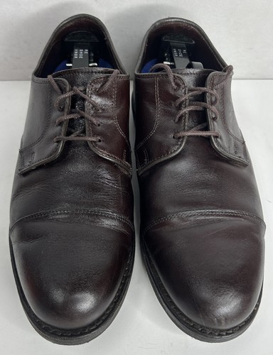 Allen Edmonds Mens Road Warriors Oxford Shoes Brown Leather Cap Toe Size 8E - Picture 4 of 11