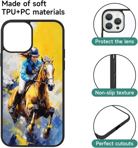 Shockproof For Google Pixel 6 6A 7 7A 8 Pro riding horse equestrian - Picture 24 of 25