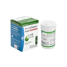 BENECHECK - Test Strips Accurate for Uric Acid 25 Test Strips