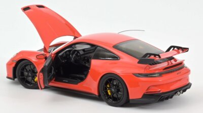 1/18 ポルシェ 911 GT3 2021(オレンジ×ブラックホイール) PORSCHE 911 GT3 - 2021 - orange - Norev 1:18 | eBay