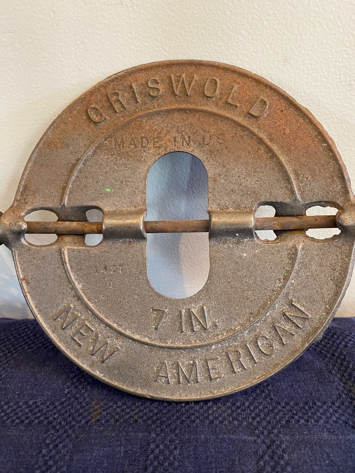 Vintage Griswold Stove Damper Reversible Cast Iron Size 7 inch eBay