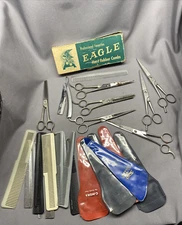 VTG Economy Supply Co. Oster Large Lot Hair Shears Scissors Thinning Combs Razor