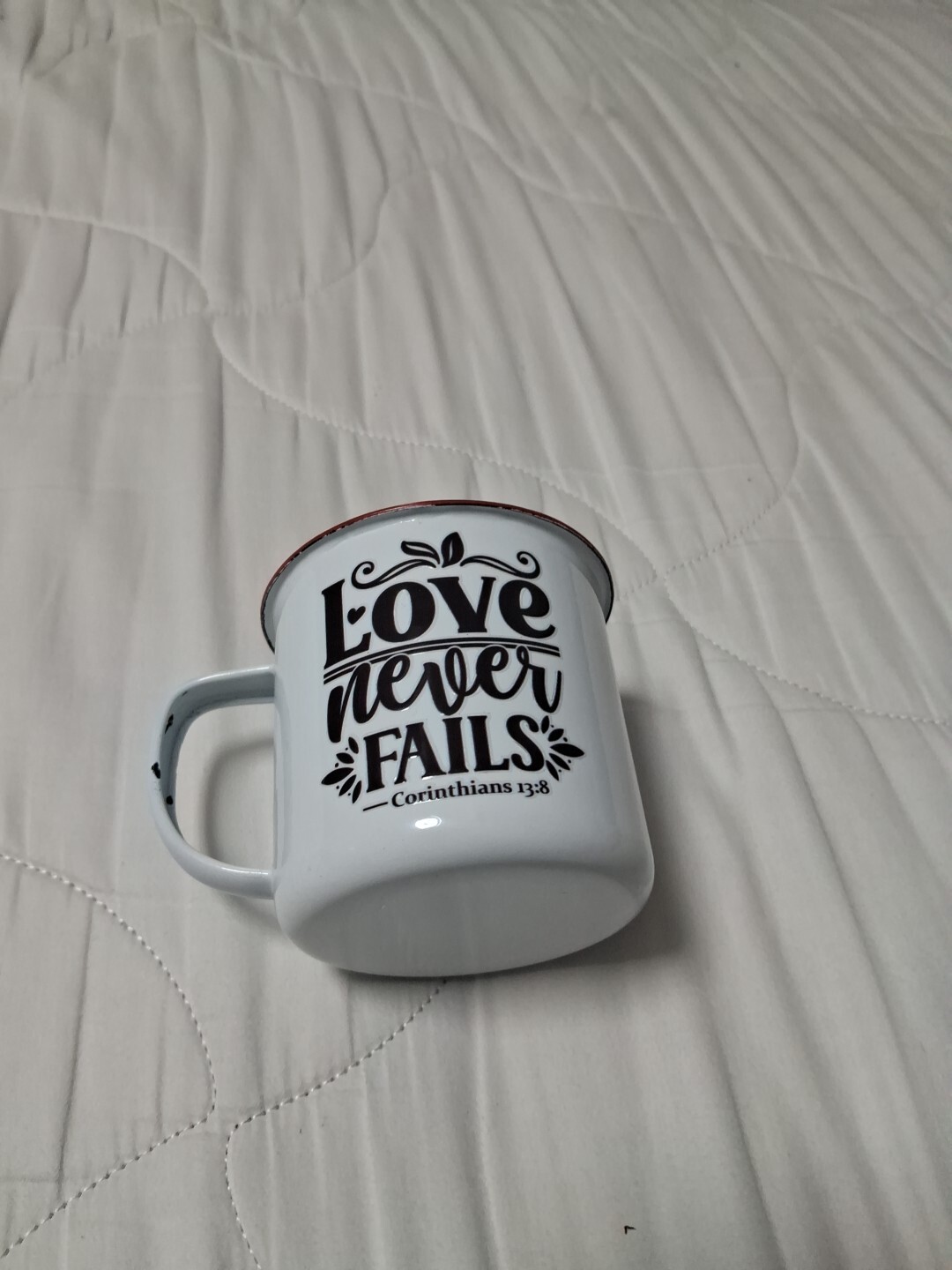 Steel Enamel Coffee Mug Non breakable Travelling Mug Microwave Safe Gifting Mug