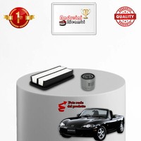 Set Service 2 Filter FüR Mazda MX-5 Ii Nb 1.6 16V 81KW 110CV Von 1998-> 2005