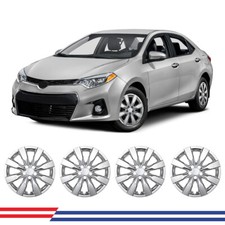 4pcs 16 Inch Wheel Covers Full Rim Snap On Hubcaps For 2009-2014 Toyota Matrix