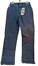 Carhartt Flame-Resistant FR Denim Blue Jeans Women's size 6 x 34 NWT