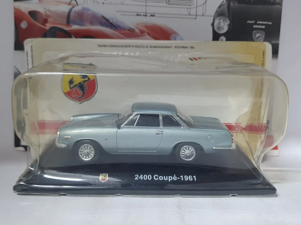 2400 Coupé - 1961 scala 1/43 abarth collection hachette - Immagine 2 di 4