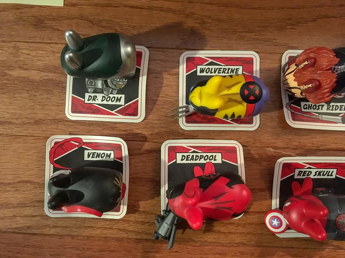 Kidrobot Marvel Labbit Series 1 - Complete Set, Vinyl Mini-Figures