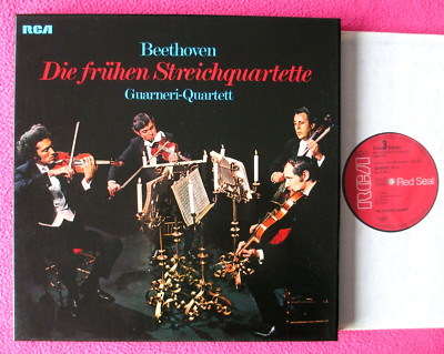 Guarneri Quartet BEETHOVEN: The Early String Quartets RCA Stereo 3LP Box NM