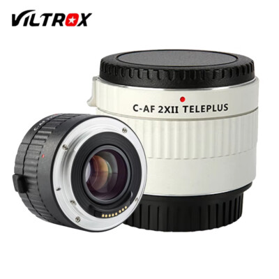 VILTROX C-AF 2X II Teleconverter Camera Lens Converter for Canon EF Mount