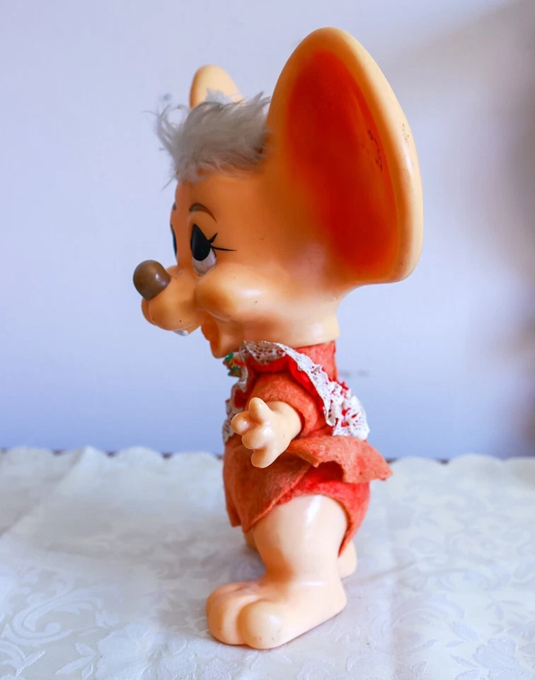 1970 Topo Gigio ROSY Figura Raro Banco de Monedas Muñeca Roy Des Of Fla Vinilo Juguete Ratón Foto 4 de 4