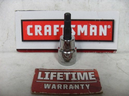NEW CRAFTSMAN HEX SOCKET BIT SAE METRIC 1/4", 3/8", OR 1/2" CHOOSE SIZE OR SET - Picture 20 of 28