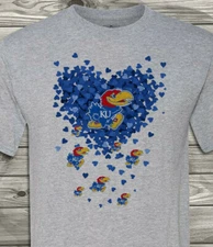 KU - Jayhawks - University of Kansas - Hearts
