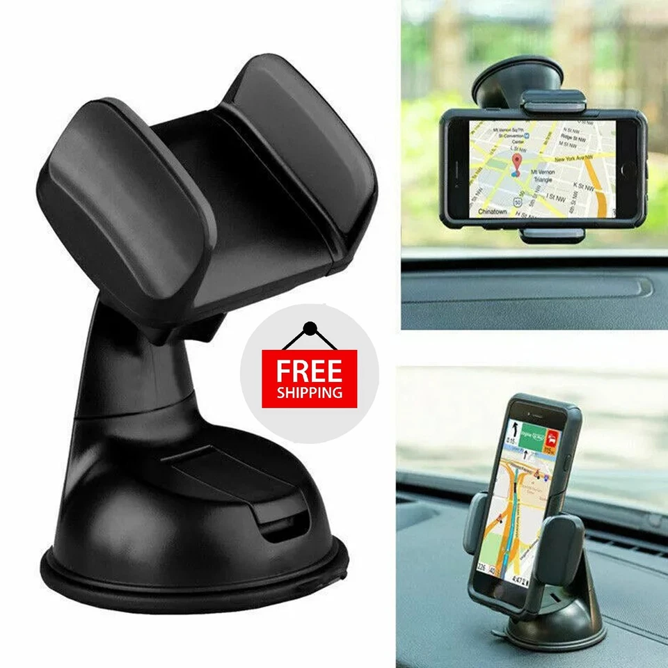 Universal Car Phone Holder 360 Windscreen Suction Mount GPS Stand Cradle UK SELL - Image 4 of 4