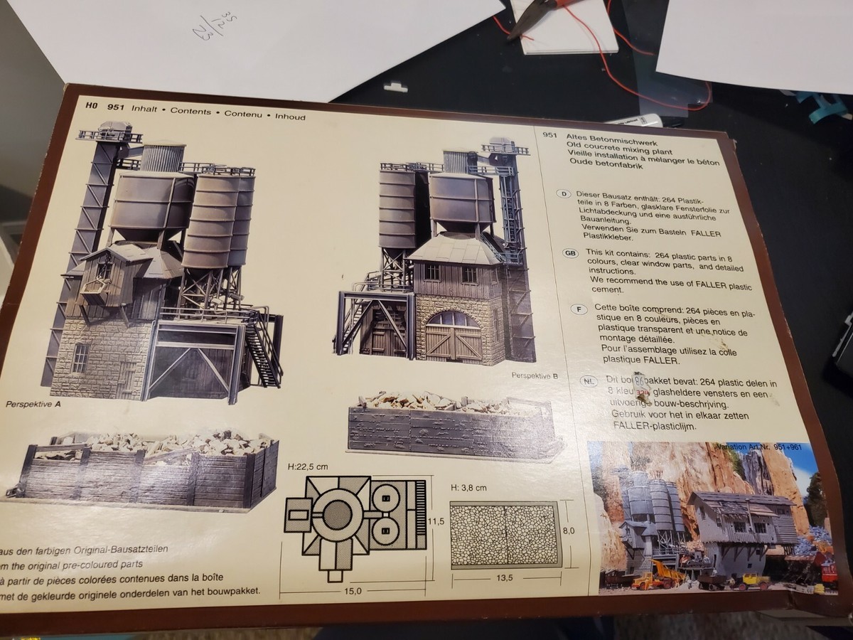Faller Old Cement Works 951 Ho Scale | eBay