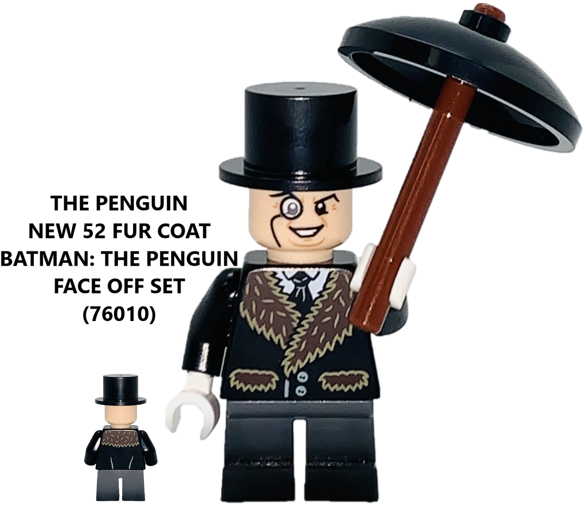 LEGO DC Universe Batman: The Penguin Face Off New 52 Fur Coat