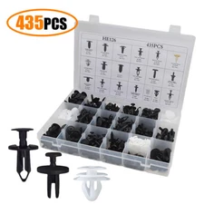 435Pcs Car Clips Plastic Rivets Retainer Fender Push Pin Fastener Bumper Fitting