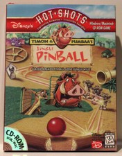 Disney's Hot Shots: Timon  Pumbaa's Jungle Pinball Windows/Mac, 1996 CD Rom
