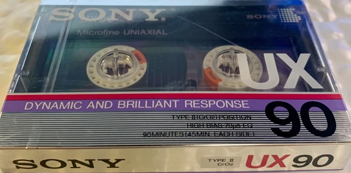 2 Cassettes Audio Sony 2HF-90 K7 – Sous Blister – 90 Min – Fabriquées En Italie