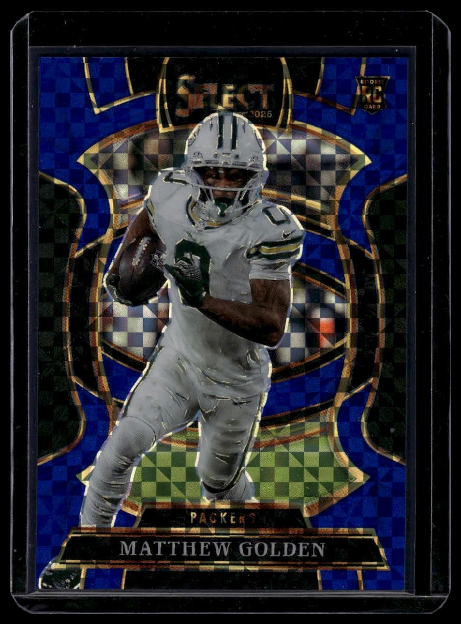 2025 Panini Select - Matthew Golden / Blue Prizm - No. 66 #/249