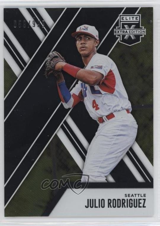 2017 Panini Elite Extra Edition 659/999 Julio Rodriguez #136 0l4h