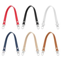Lederhandtaschengriffriemen, 6 StüCk, 13 Zoll, Schwarz/Rot/Weiß/Blau/Braun/Gelb
