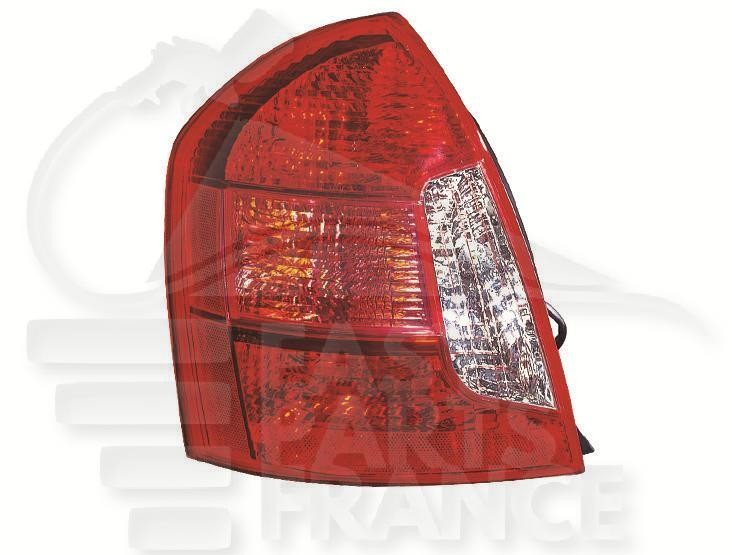Feu arrière-gauche pour Hyundai Accent 2006-2011 feu de signalisation d'origine rouge
