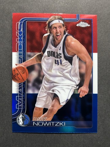 Dirk Nowitzki [Red White Blue Refractor] #246 card