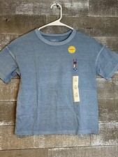 Cat Jack Boys Short Sleeve Pocket T-Shirt, Dusty Blue. Buy 1 Get 1 Free