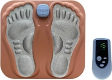 Electric Foot Massager Machine with Remote Control, Adjustable Speed, Vibration