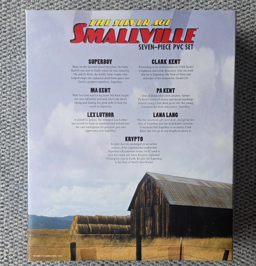 Juego de 7 piezas de PVC The Silver Age Smallville DC directo como nuevo Foto 3 de 4