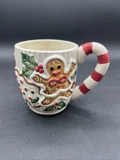 1993 Fitz & Floyd Gingerbread - Snowman Christmas NWT ON BOTTOM