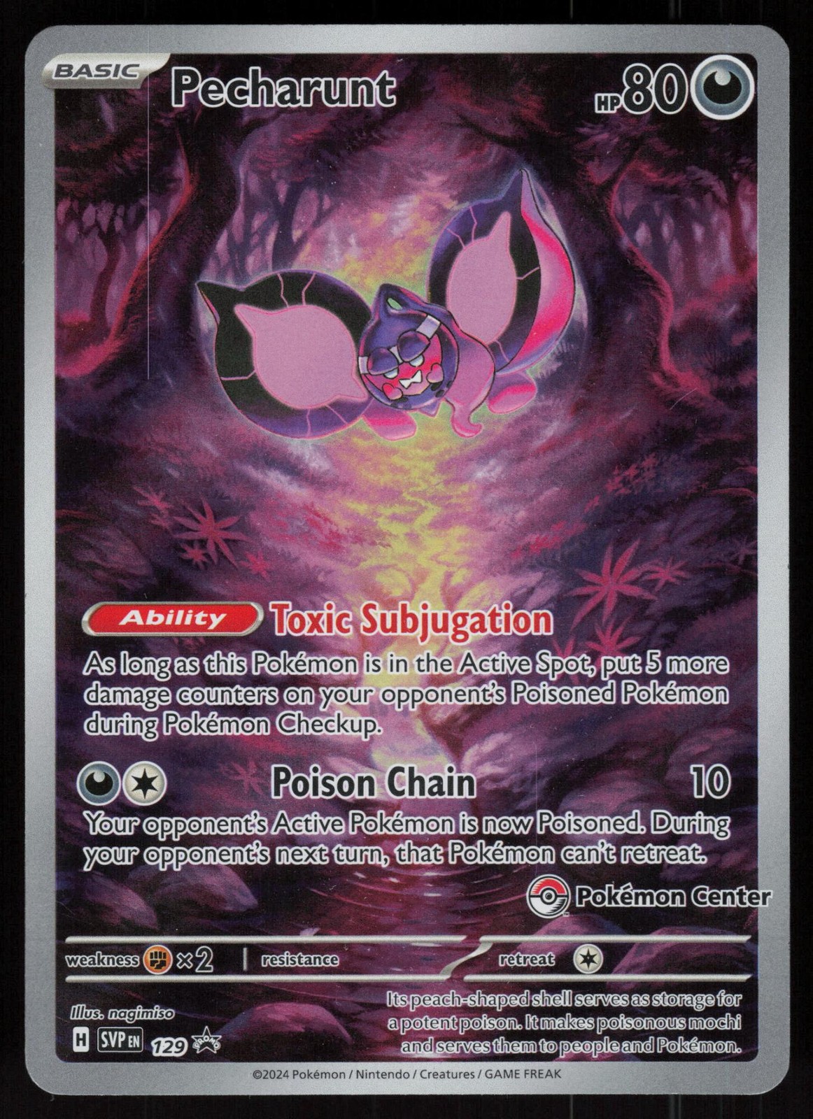Pecharunt 129 Pokemon Center Exclusive Scarlet & Violet Pokemon