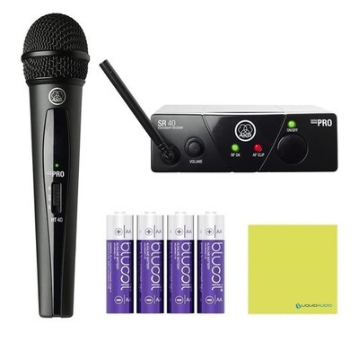 AKG Wireless Microphone System WMS40MINI Vocal Set Band US25D (540.400 MHz)...