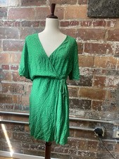 A New Day Green Wrap Dress
