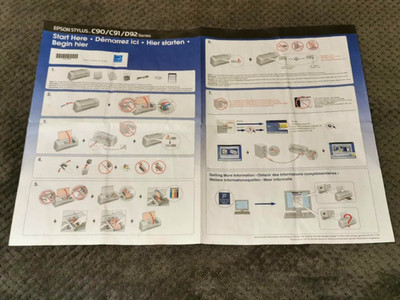 Epson Stylus C90/C91/D92 Series Set Up Manual - MULTI~LANGUAGE - Seiko 2007
