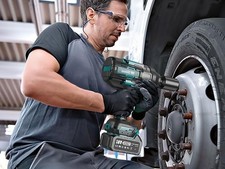 1600nm 3/4in Cordless Electric Impact Wrench Heavy-Duty Truck Impact Driver Gun