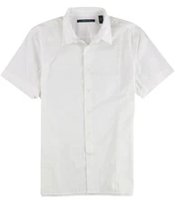 Perry Ellis Mens Embroidered Paisley Button Up Shirt