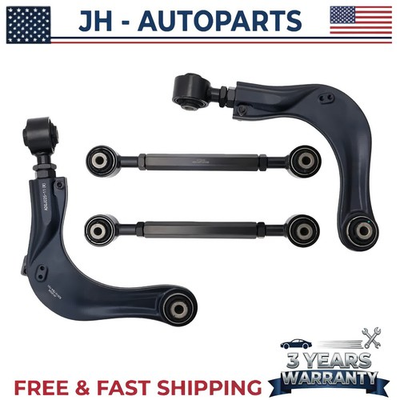 #ad #ad 4x Rear Adjustable Camber Toe Arms Kit For 2018 2019 2020 2021 2022 Honda Accord $149.46