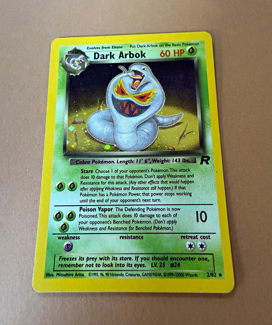 Dark Arbok #2 (Team Rocket (2000))