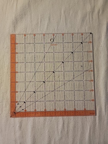 Fiskars 8.5" x 8.5" Easy-to-Read Square Acrylic Ruler