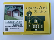LASER ART HO SCALE HUDSON GARAGE NEW SEALED Kit  #632 BRANCHLINE TRAINS