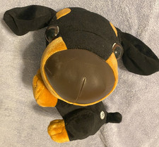 Artist Collection The Dog Doberman Moving, Barking Large Plush
