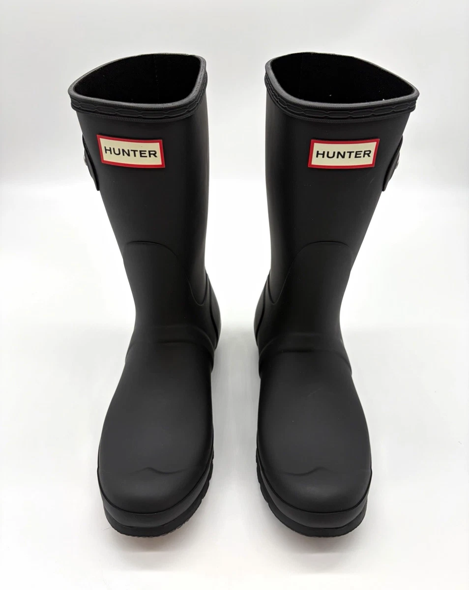Hunter Original Short Black Boots for Women for sale | eBay